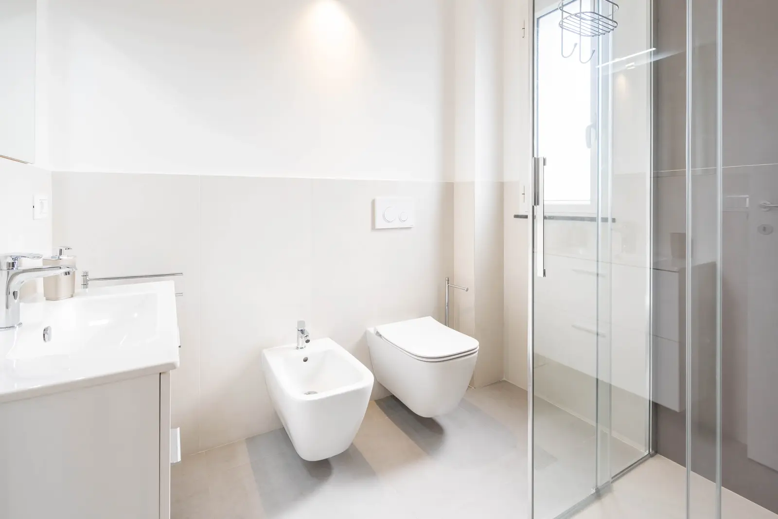Bagno moderno e funzionale Giumar Apartments