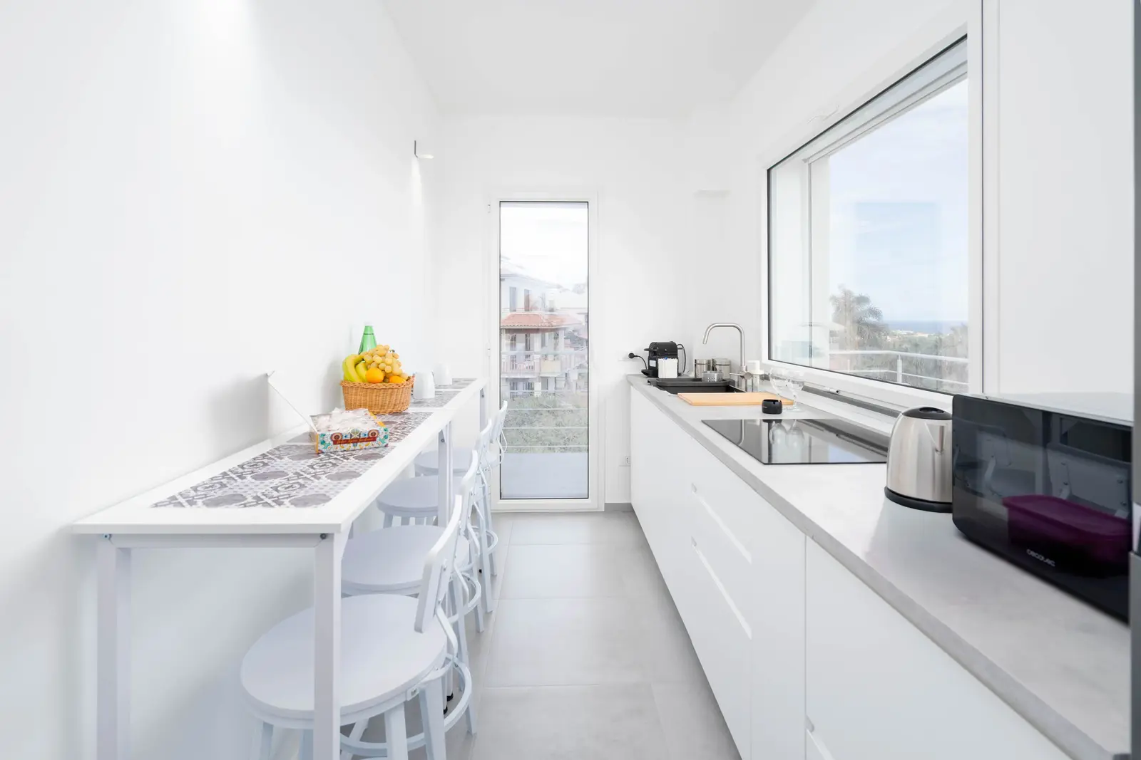 Dettaglio cucina attrezzata Giumar Apartments